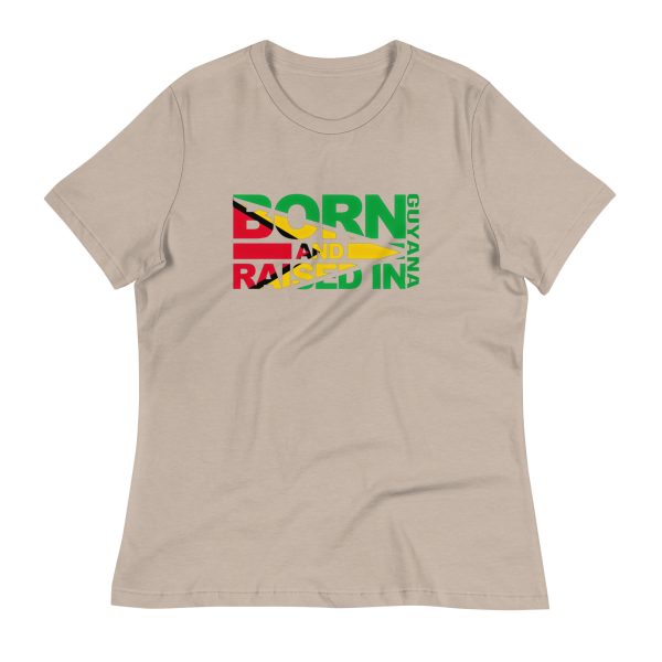 A women 's t-shirt with the words born in jamaica